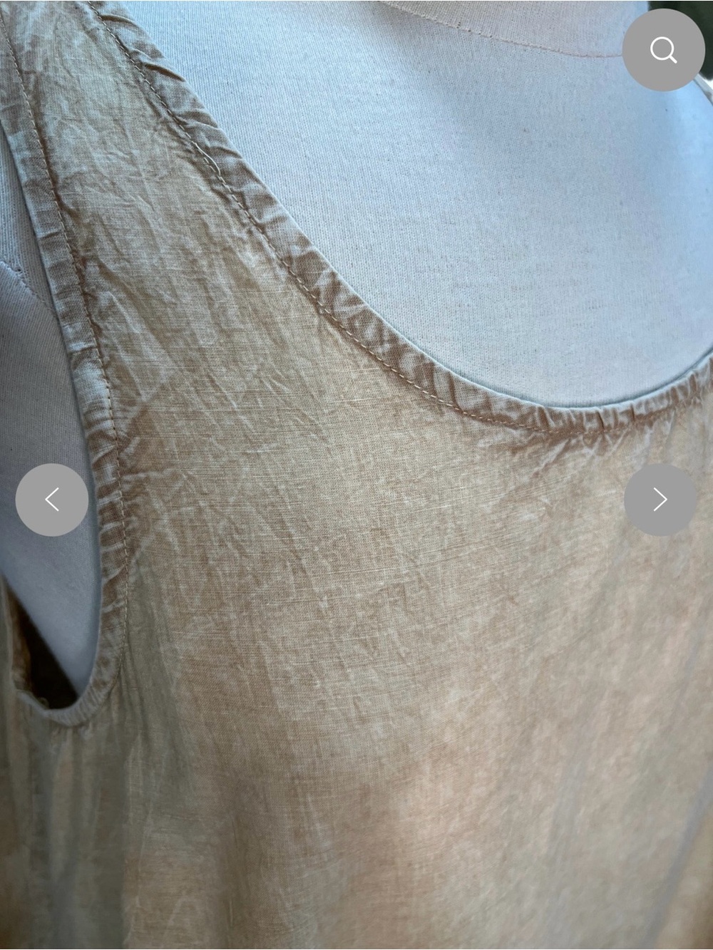 🆕 Paper Lace | Artsy Tea Dye Ruffle Hem Dress S - Picture 2 of 10